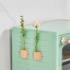 2Pieces Modern Mini Fridge Magnets Vases Test Tube Designs Flower Holder for Kitchen Refrigerator and Office Decors