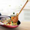 STOBAZA Wooden Spatula, Long Handle Cooking Spatula Turner, Kitchen Wok Spatula Utensil, Flat Frying Spatula Spatula Cooking Shovel Flipper Scoop Kitc