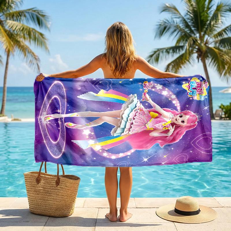 Magic Sweety Fashion Beach Towel: Ideal for Summer Adventures Soft, Absorbent and Quick Drying Suitable for Swimming and Bathing