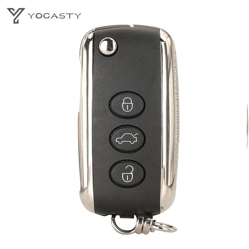 YOCASTY Capa de Chave Remota Dobrável Flip para Carro para Bentley Mulsanne Continental Hurtling GT Flying Spur KR55WK45032