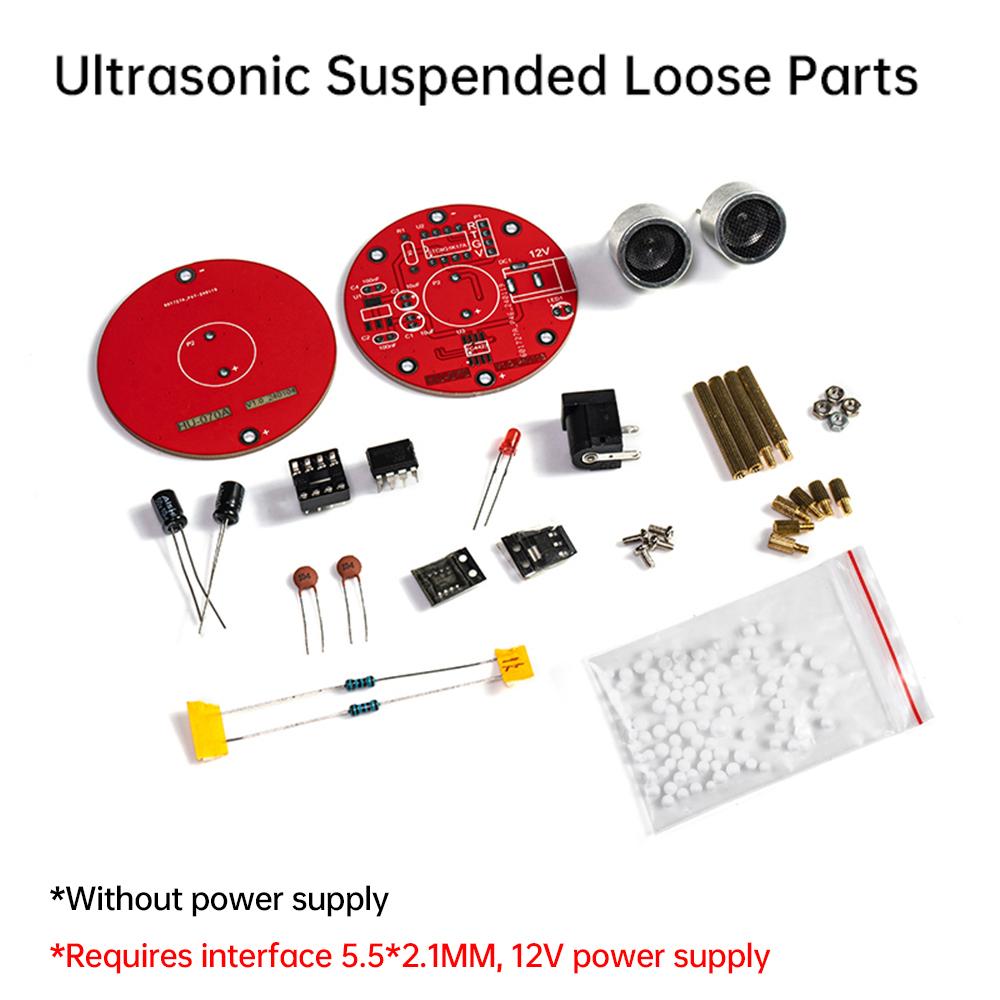 

DC9~12V Ultrasonic Suspension Electronic DIY Kit Soldering Project 40KHZ Mini Acoustic Levitator Practice Solder Assembly