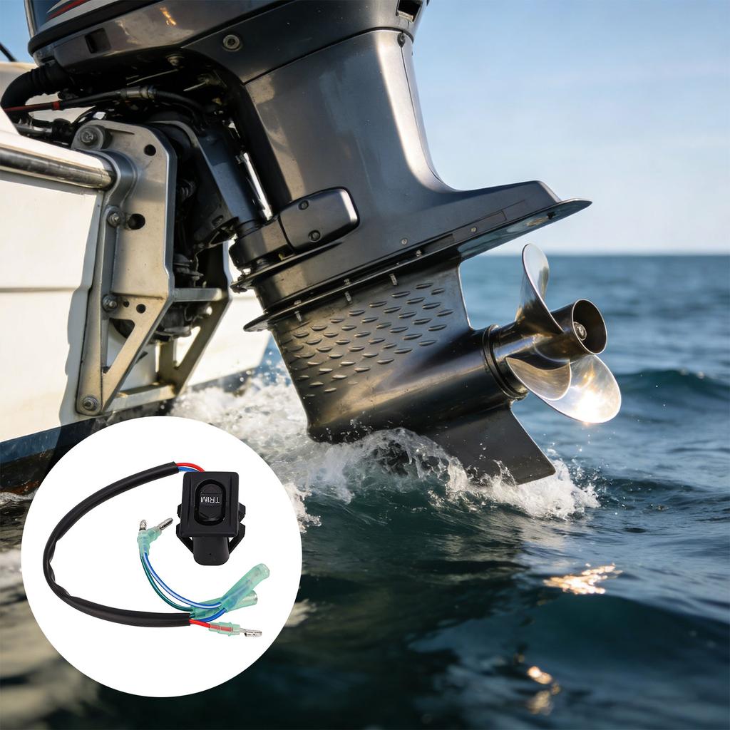 Strong Outboard Engine Adjustment Handle produced From ABS Polymer And Copper Wiring