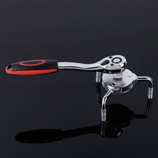 24 Teeth Chrome Steel Quick Release High Torque Ratchet Wrench Reparing Tool