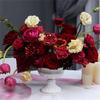 Multiuse Decorative Vase Retro Flower Arrangement Tall Vase Iron Flower Pot for Various Room and Formal Event Setting