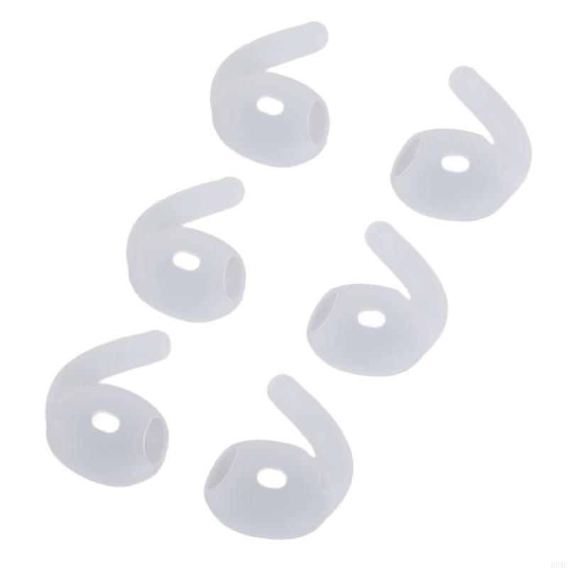 95AF 3Pairs Silicone Ear Hooks Earplugs for Pods 4 Holder Ensuring Comfort and Stability for Men and Women