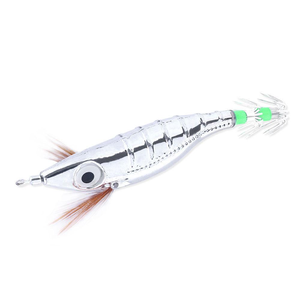 

10CM Electroplated Big Eye Shrimp Luminous Bionic Soft Bait 8.6G Hard Fake Fish Bait for Night Fishing Attractant Marine Life 10CM-8.6G