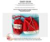 Handcrafted Knitted Baby Christmas Hat & Scarf Set - Skin-Friendly Velvet, Multiple Pieces Holiday Wear