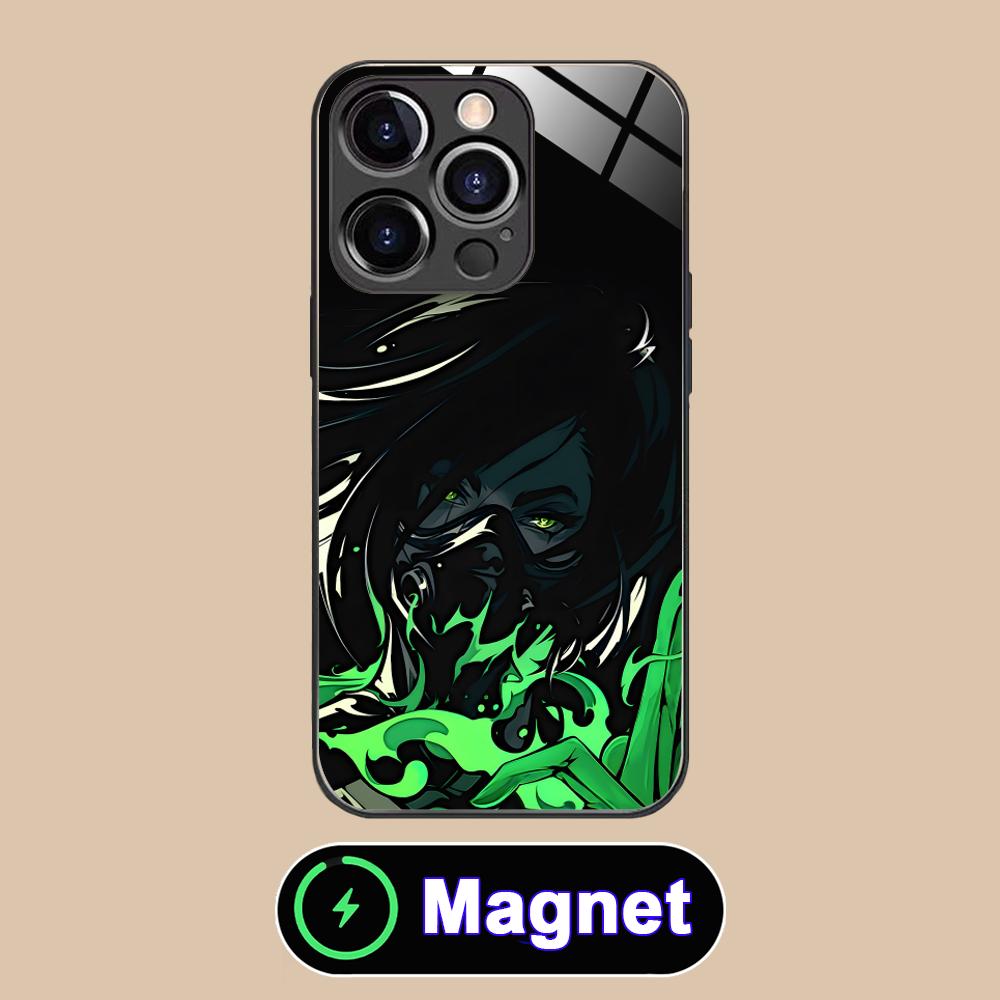 Valo Viper Phone Case for iPhone 17 16 15 14 13 12 11 Air Pro Max Plus Mini Glass MagSafe Cover