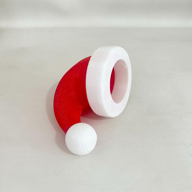 Vánoční čepice Kryt koule tažného zařízení Kryt tažné spojky 3D tištěný Zabraňte rezivění trubky přijímače Vánoční dárek