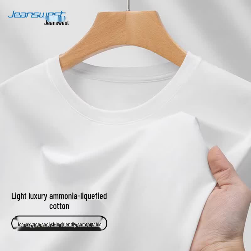 

Jeanswest Men s Summer Cotton Blend Round Neck T-Shirt 2XL