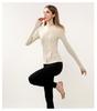 Women's Autumn Long Sleeve Zipper Yoga Jacket - Slim Fit for Running & Training