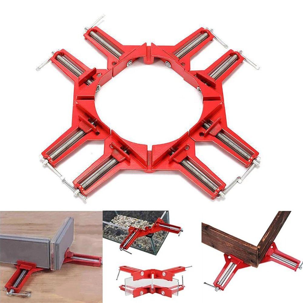 Woodworking Hand Tools 90° Corner Clamp Multifunction Reinforced Fixing Clamp Fish Tank