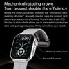 Fashion Smart Watch 320*386 HD 3D Böjd 1,96 tums skärm Bluetooth Call ECG+PPG Puls Blodtryck Hälsa Smartwatch+Box
