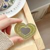 Japanese Small Fresh Glitter, Sequined Love Mirror, Mobile Phone, Airbag Bracket, Rhinestone, Magnetic Paste, Desktop Support Frame