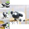 Charming Little Sheep Plush Toy Cozy Keychain Fluffy Lamb Doll For Bag Accessories