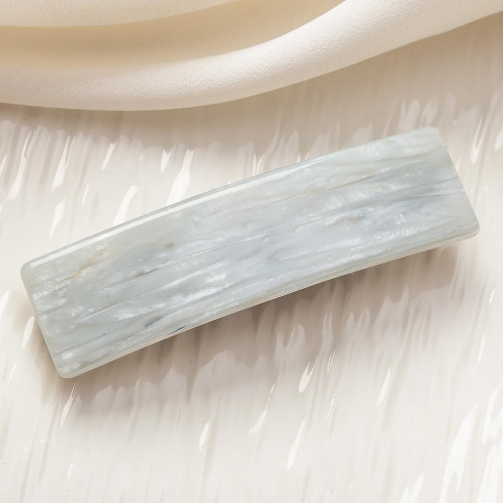 Luxus Haarspangen für Mädchen Acetat-Clips 9 cm lang Ponyhaar Französische Clips Lila Haaraccessoires Elegant