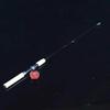Compact Ice Fishing Shrimp Lure Rod for Winter Fishing