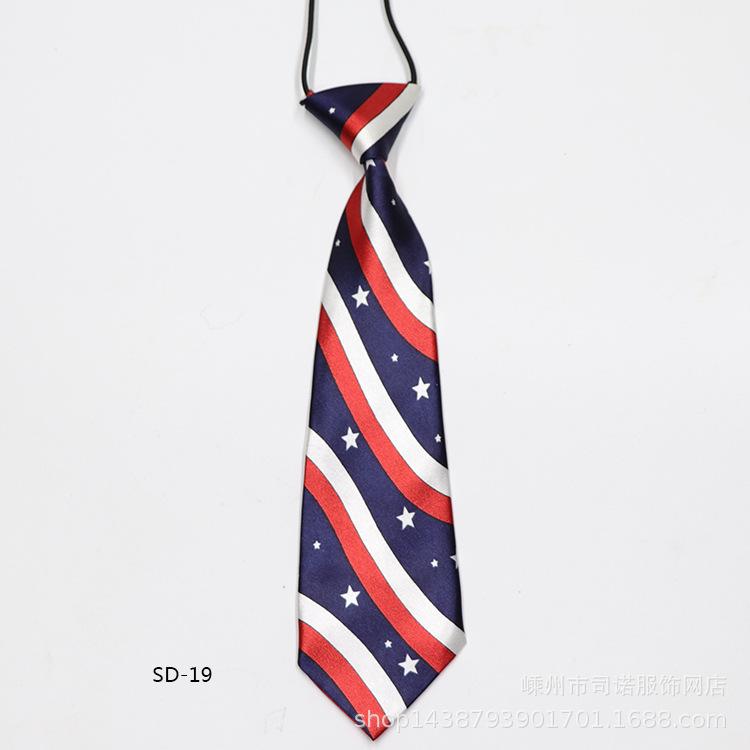 Children'S Printed Small Tie, Handsome Trendy Treasure Tie, Baby Tie, Student School Uniform Tie.