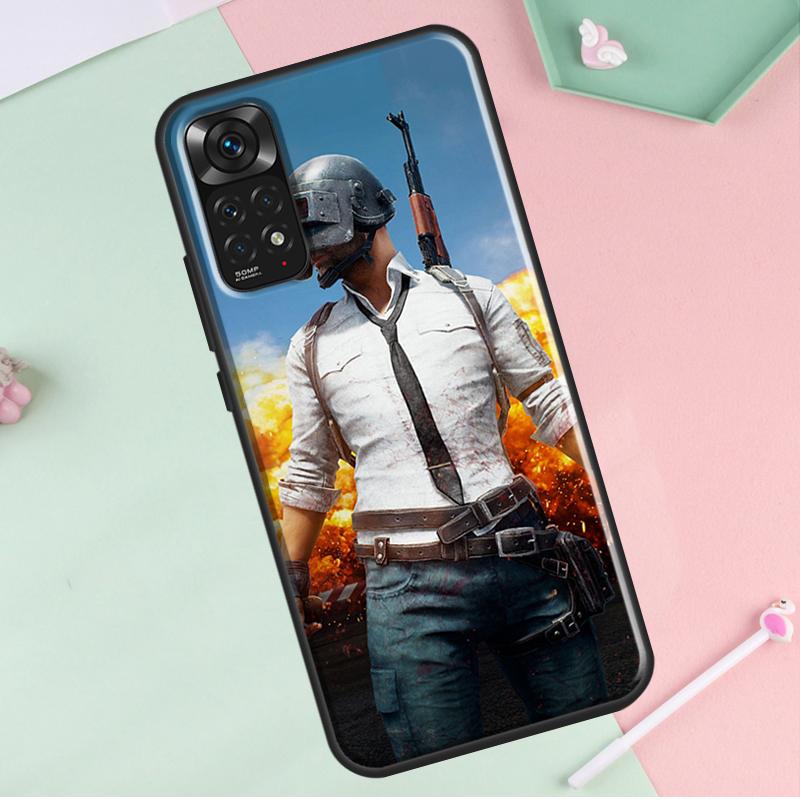 Game PUBG For Redmi Note 12 Pro Plus Cover For Redmi Note 10 8 9 11 Pro 12S 11S 10S 9S 9C 10C 12C Case