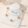 Accessories, Round Punk Collar Collarbone Chain, Geometric Bead Necklace