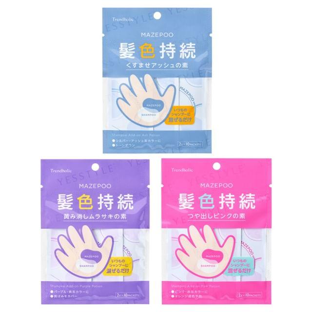 Ishizawa-Lab - Trendholic Mazepoo Shampoo Add On Color Ash Potion - 2g x 10