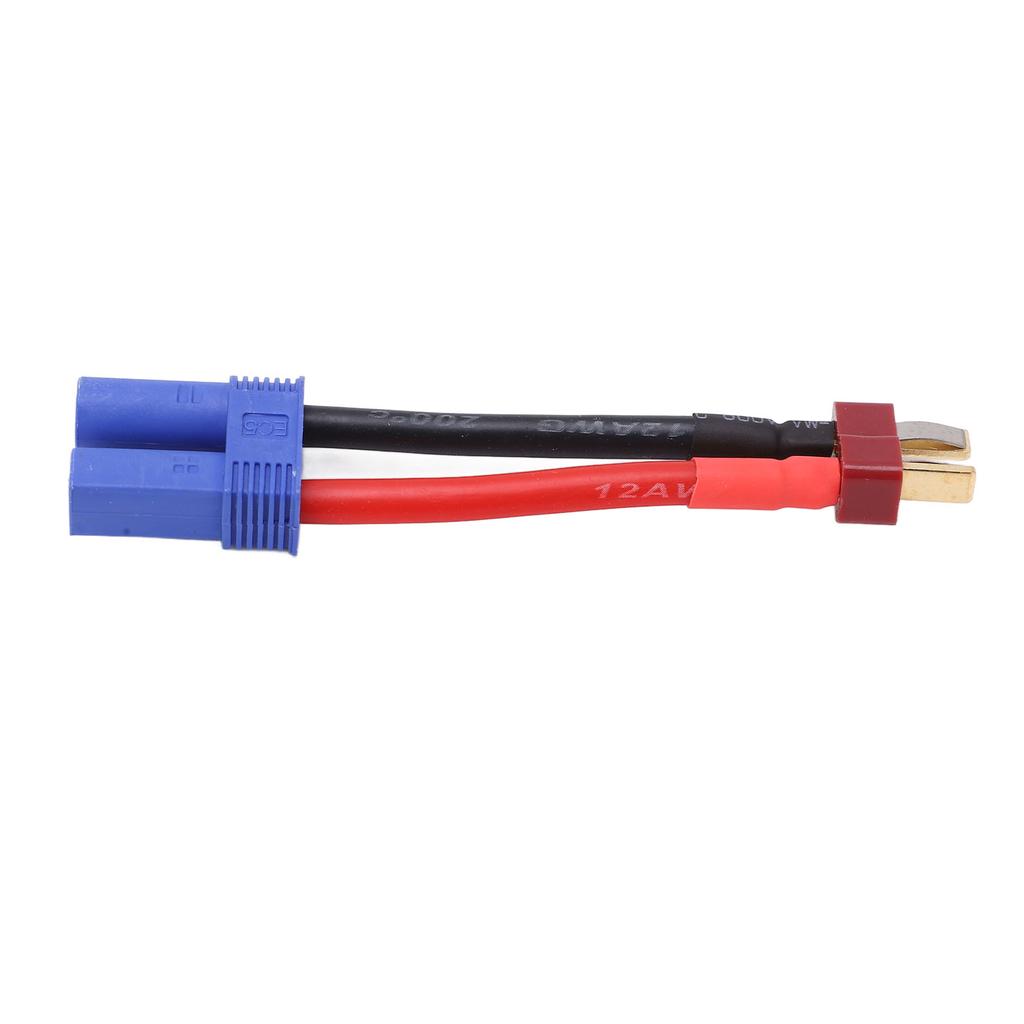 Adaptor Conversie Mufă T Tată la Mufă EC5 Mamă 93mm 12AWG pentru Model RC Mașină Avion