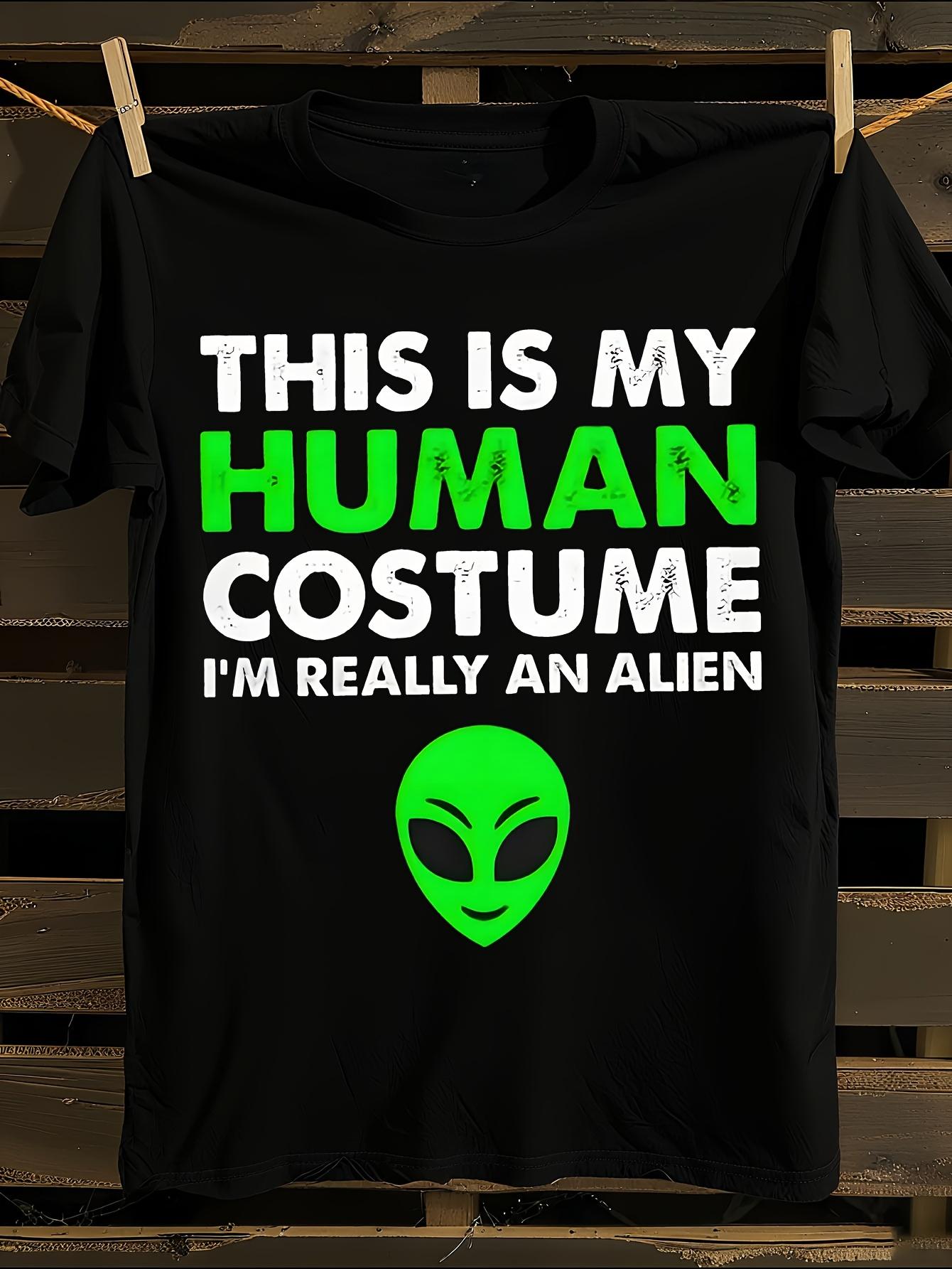 Funny Alien Costume Tshirt XXXL