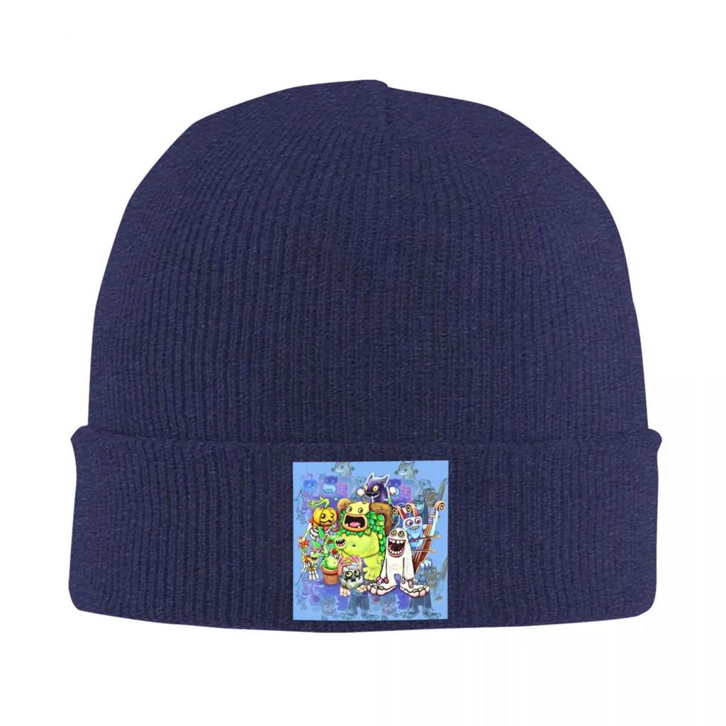 My Singing Monsters Characters Warm Knitted Cap Hip Hop Bonnet Hat Autumn Winter Outdoor Beanies Hats for Unisex Womenx Adult