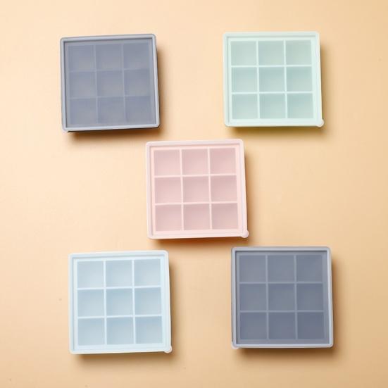 Ice Cube Scentless Mold Safe Flexible 45915 Grids Food Grade Silicone Ice Cube