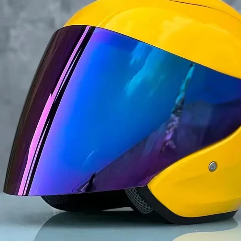 Ram4 Glossy Yellow Half Helmet Men and Women Motorcycle Off-Road Summer Helmet Downhill Racing Mountain Cross Casco Capacete