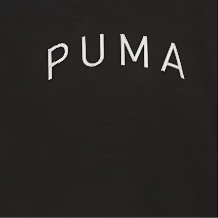 Puma Graphic Print Short Sleeve T-Shirt Women tops Black 525116-01