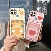 Cover Full Wrap Phone Case For OPPO A15 4G/A15S/A35 2021 Durable Anti-knock Card Sleeve Graffiti Soft Case Cute TPU
