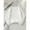 Fashionable Crewneck Sweatshirt for Girls Featuring Strawberry Hearts, Perfect for Autumn And Winter with a Western