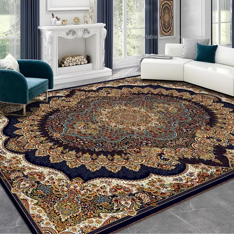 Retro Persian Style Carpet for Living Room 200x300 Luxury Large Area Rugs Bedroom Decoration Dirt-resistant Anti-slip Lounge Mat