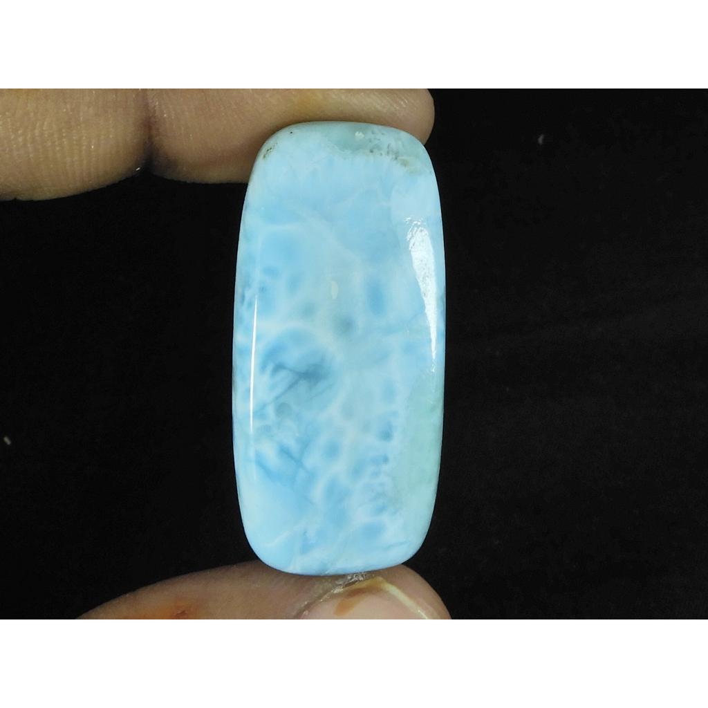 16X34X6MM Natural Blue Larimar Octagon Shape Cabochon Loose Gemstone 32Cts. LR-76