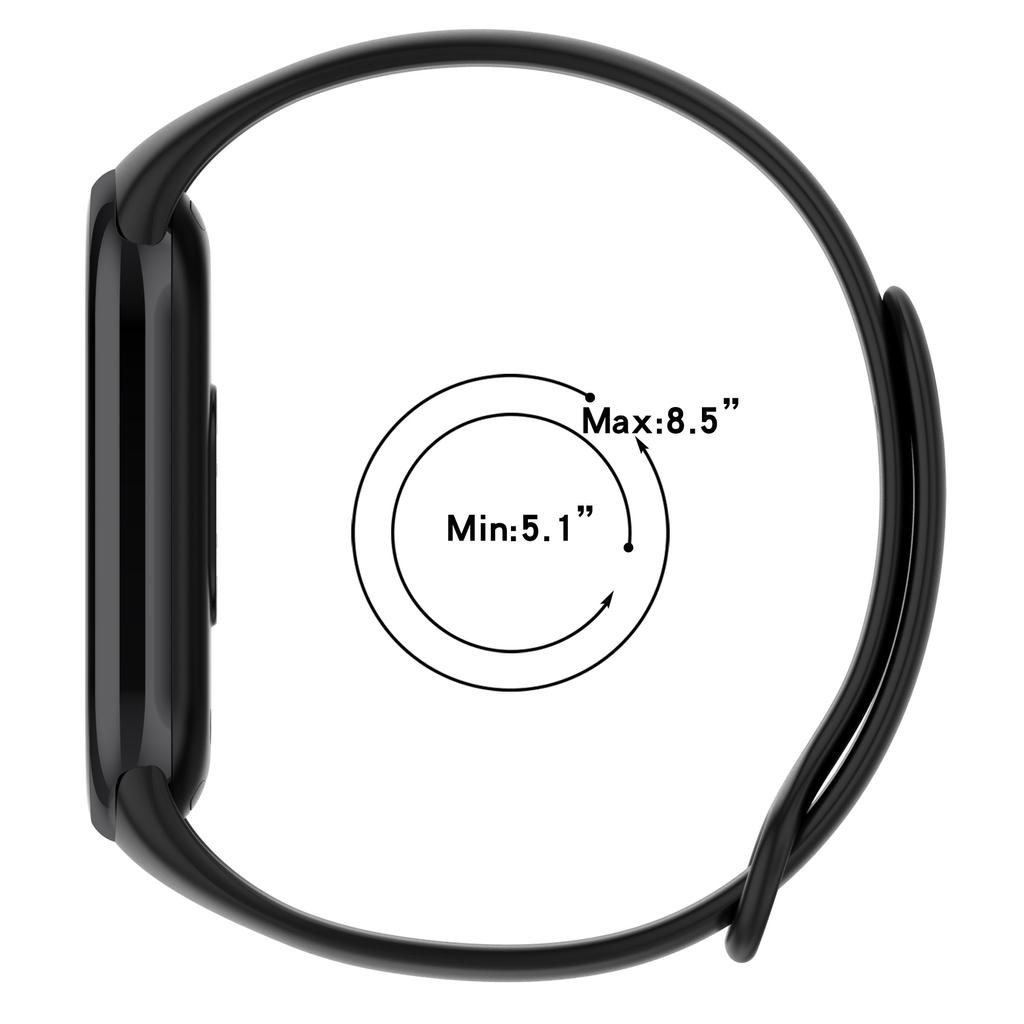 Watchband For Xiaomi Mi Band 10/9/8 NFC Bracelet Silicone Sport Wristband pulsera correa for Xiaomi band 10 9 strap Accessories