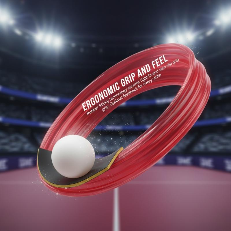Autorizzazione Ufficiale HUIESON Gomma da Tennistavolo HURRICANE-STORM EX-600 2.2MM Gomma da Ping Pong Durevole Spin & Controllo Per 40+