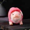 Silicone Animal Baby Bottle Set: Handmade Pig Outfit with Decompression Toy Model