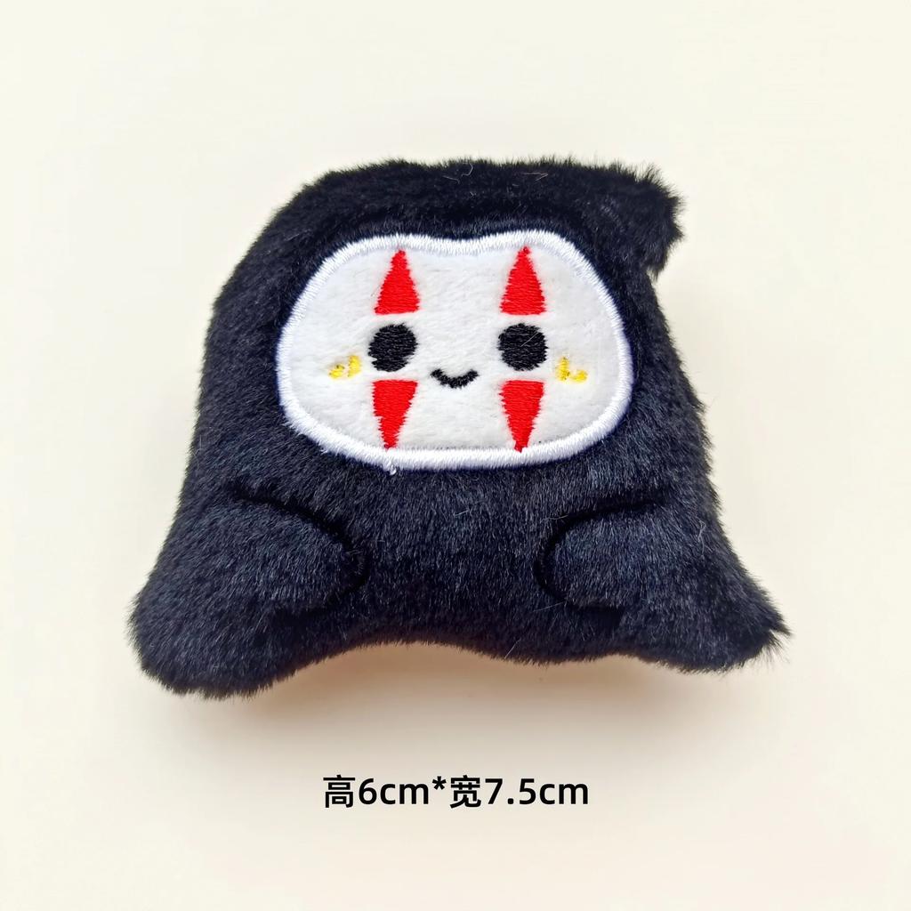 4Pcsset Halloween Fun Dolls Diy Hair Clip Accessories Plush Stuffed Keychain Mini Doll Cute Kawaii Send Friends Gift Toy Kids