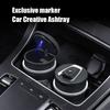 Car LED Ashtray Garbage Coin Storage Cup Accessories For Chevrolet Cruze Sonic Silverado Trax Camaro Corvette Bolt Z71 Sail SS