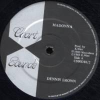 12inch Record DENNIS BROWN / BOMB SHOCK - Madonna CS00DB12 Chart Sounds 1985 Jamaica Reggae, Ska & Dub Used