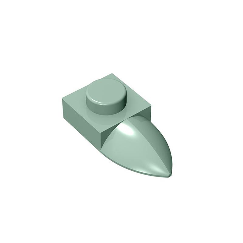 10PCS 49668 Unilateral Sharp Corner Building Block Moc Color Teeth Accessories Compatible with Brick Children Toy
