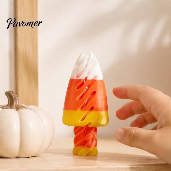 Relaxing Finger Motion Tool 3D Printed Fidget Toy with Animal/Witch Hat/Pumpkin/Corn Designs, Creative Spiral Toy, Spinner Sensory for Kids