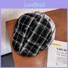 Vintage British Style Beret With Breathable Cotton Polyester For Spring Autumn Fashion Fans