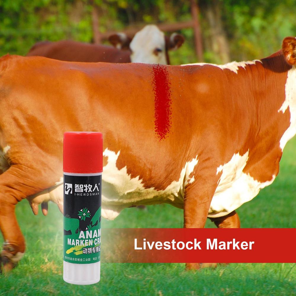 1 Piece Livestock Marking Crayon Wax Marker Pencil for Pig Cow Goat Sheep Horse Donkey Farming Supplies