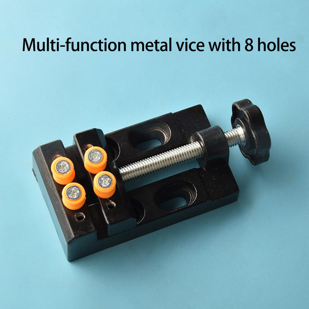 Portable Mini Vise Clamp for DIY Projects and Handicrafts Easy Adjustment Table Benches Clamp Carving Holder Hand Tool