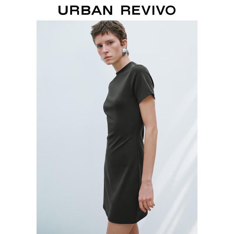 UR 2025 Spring Women's Short Sleeve Midi Dress
