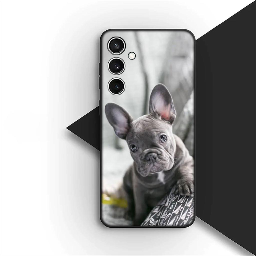 Hülle für Samsung Galaxy S10 S8 S9 Plus A33 A34 A31 70 A71 A72 Note 20 9 8 S10E Handyhülle Cure Art Pfote Französische Bulldogge Hund