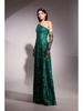 Spring/Summer European & American Women's One-Shoulder Slim Fit Bodycon Evening Gown
