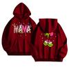 Women's Fashionable Casual Long-Sleeved Hooded Printed Sweatshirt